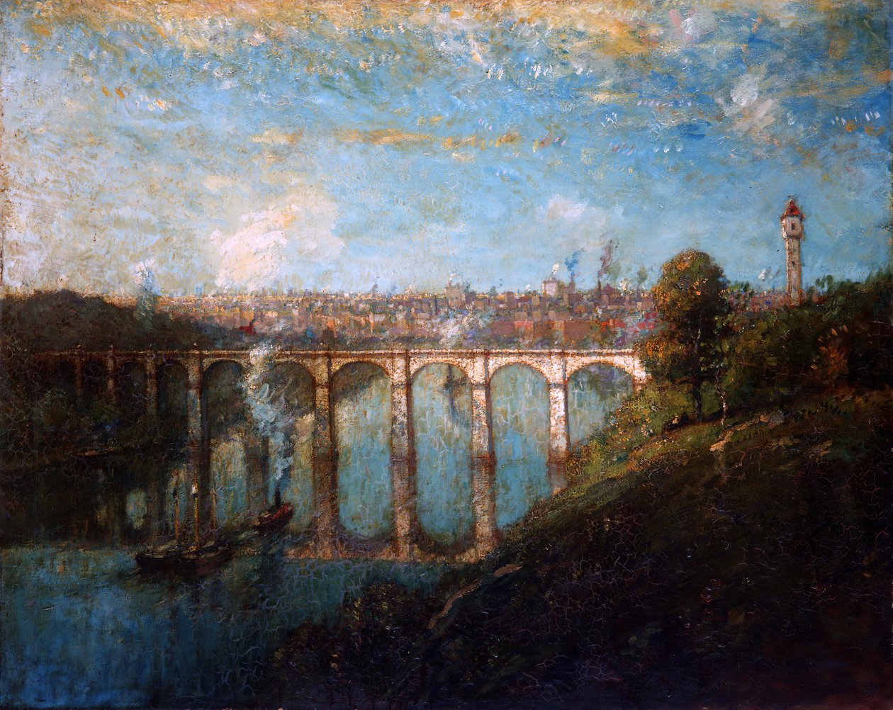 Ponte alta, Nova York, 1905. de Henry Ward Ranger