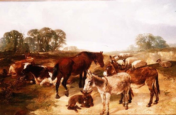 Uma reunião em Hampstead Heath de Henry Weekes