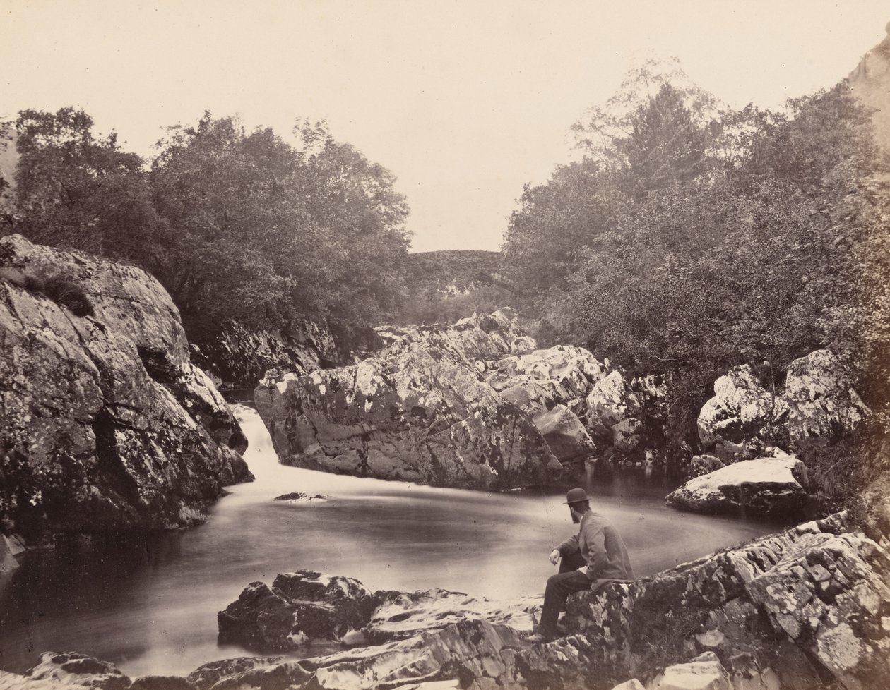 Ponte perto de Betws-y-Coed, c. 1858 (foto) de Henry White