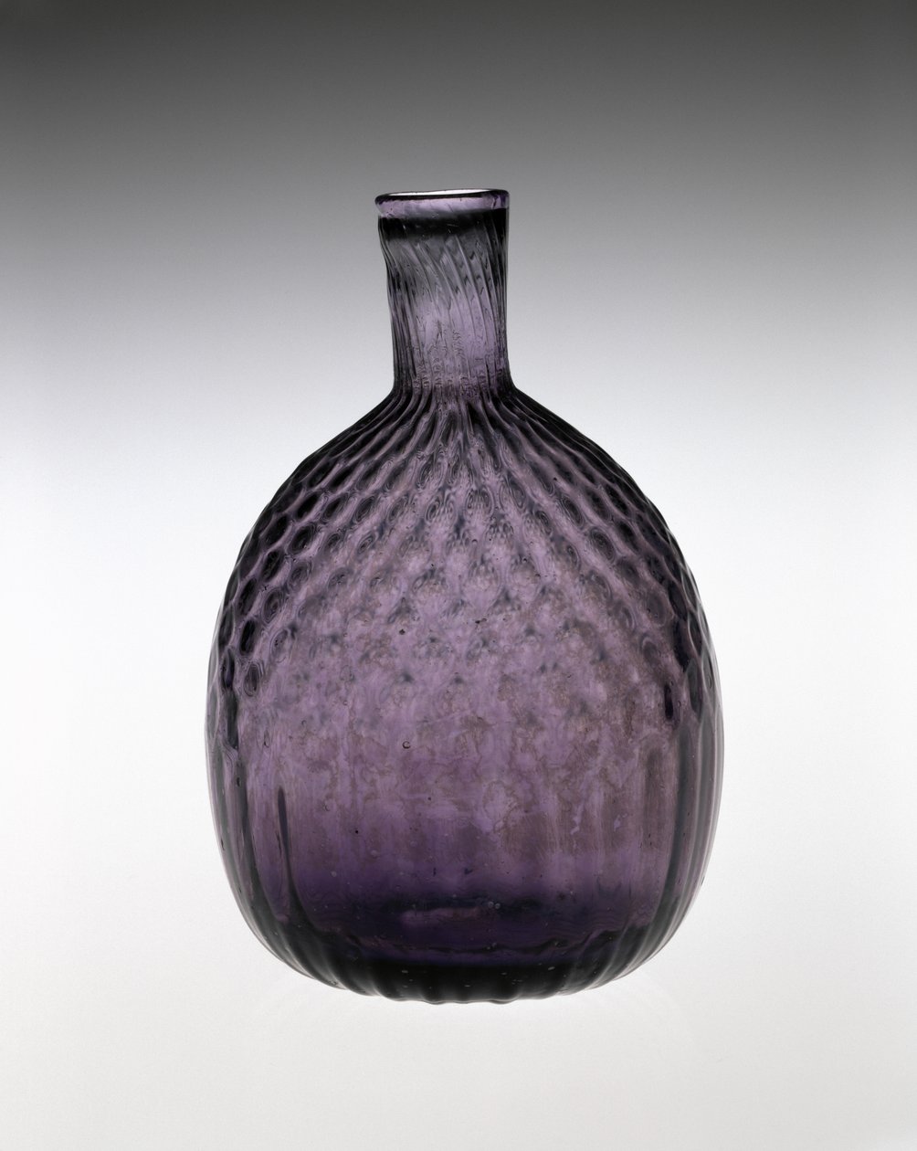 Garrafa de bolso de Henry William (attr.to) Stiegel