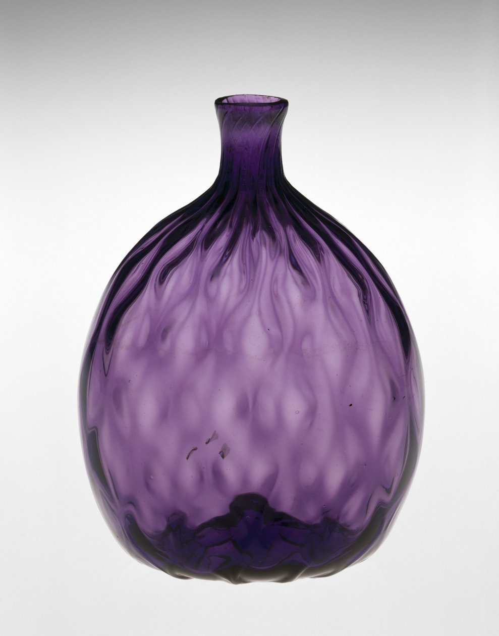 Garrafa de bolso de Henry William (attr.to) Stiegel