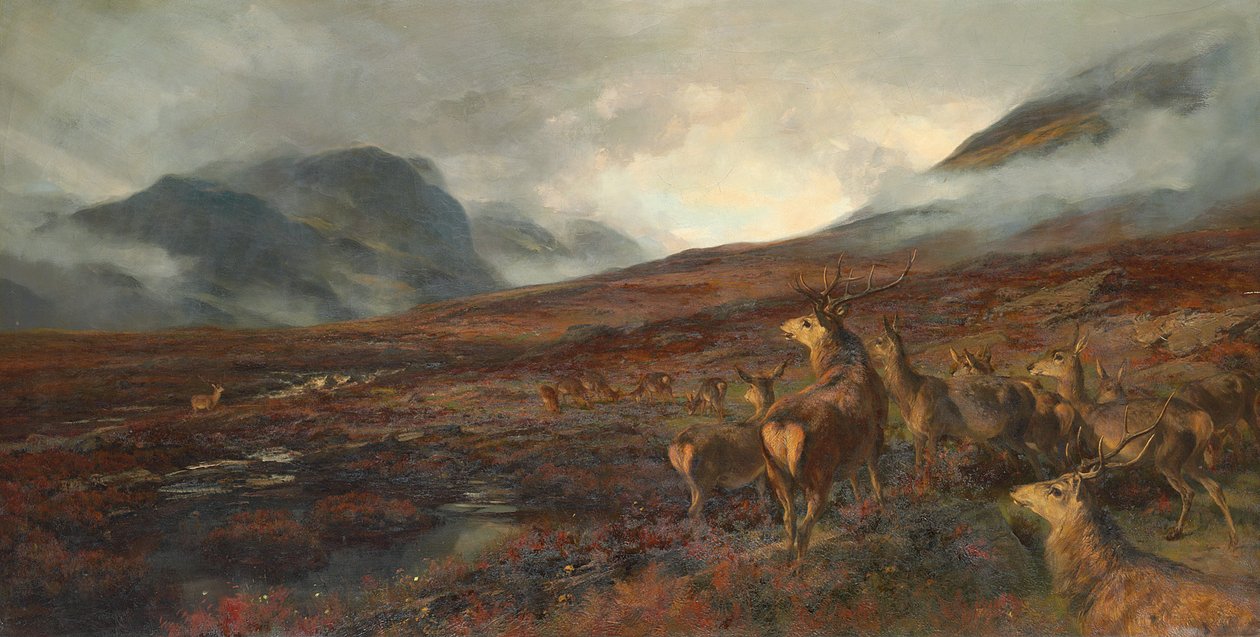 A abordagem de Bealloch-na-Ba, Applecross de Henry William Banks Davis