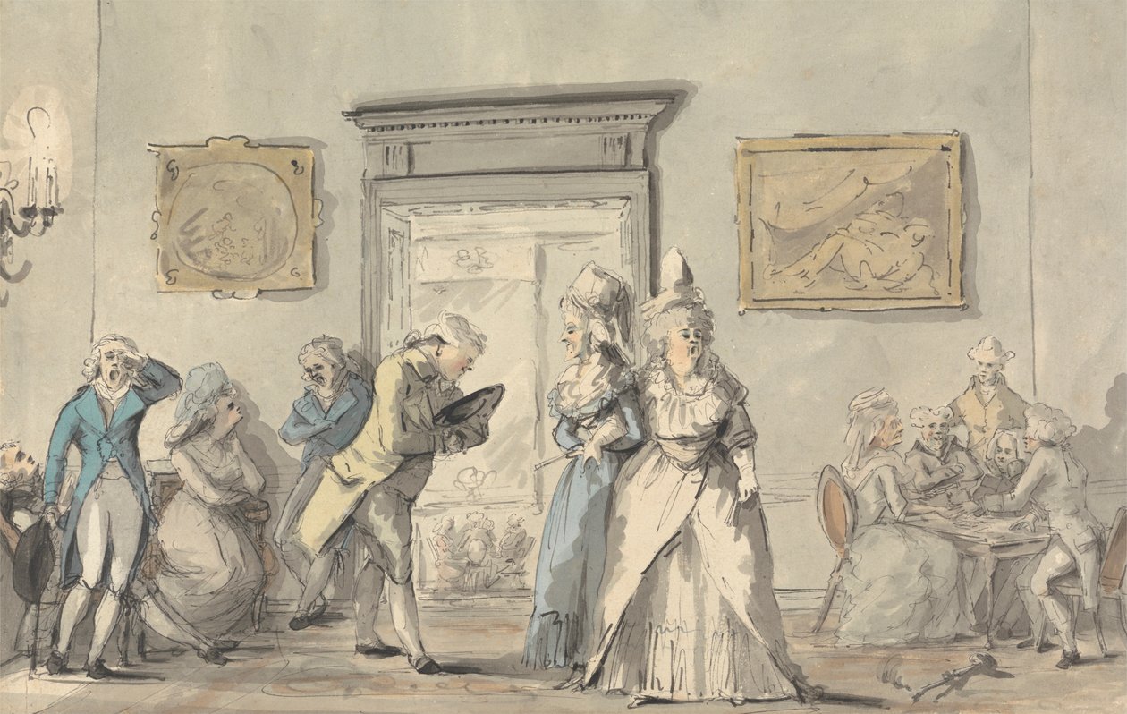Um Soiree de Henry William Bunbury