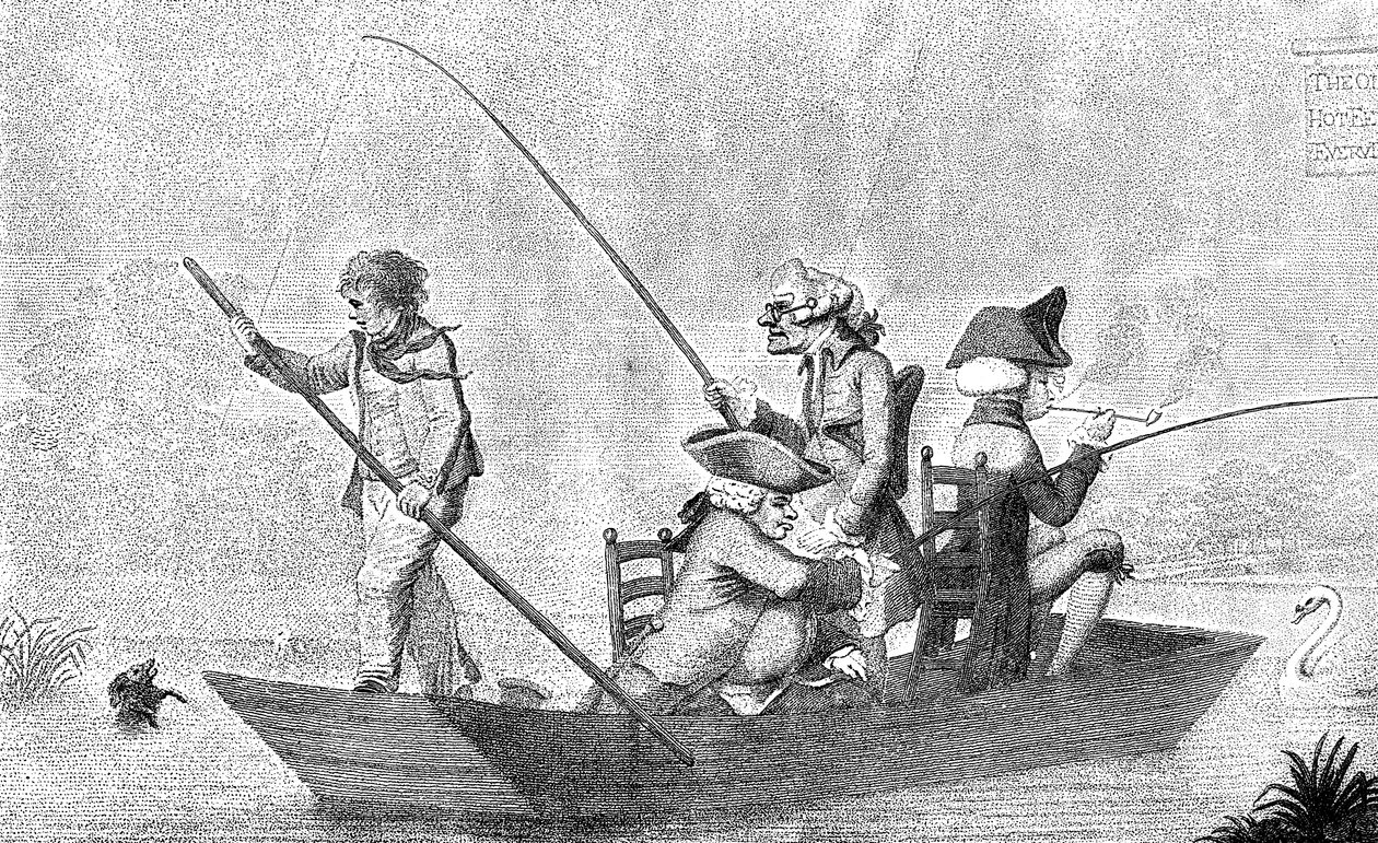 Paciência em um pontapé, 1792. de Henry William Bunbury