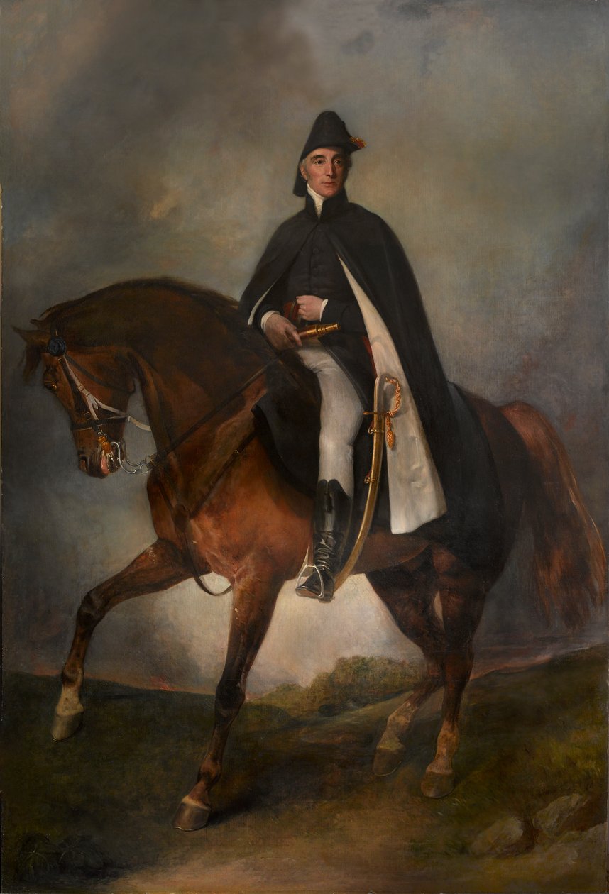 1º Duque de Wellington em Copenhaga (óleo sobre tela) de Henry William Pickersgill