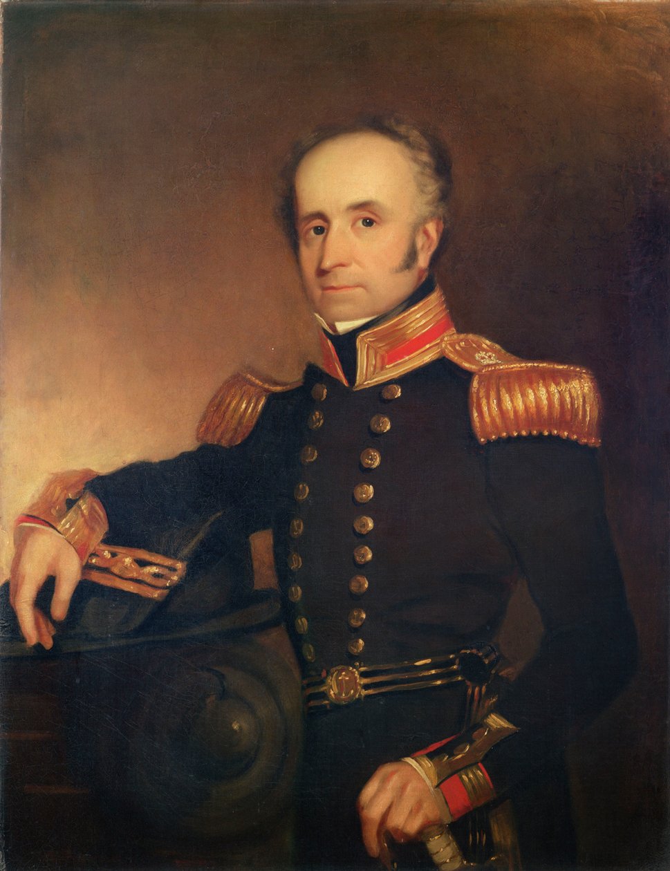 Capitão Thomas Dickinson (1786-1854) de Henry William Pickersgill