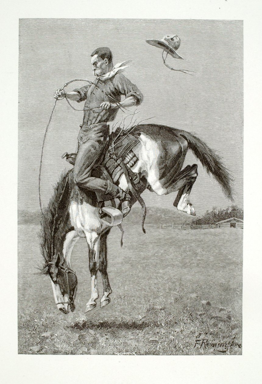Um Bronco de Bucking de Henry Wolf