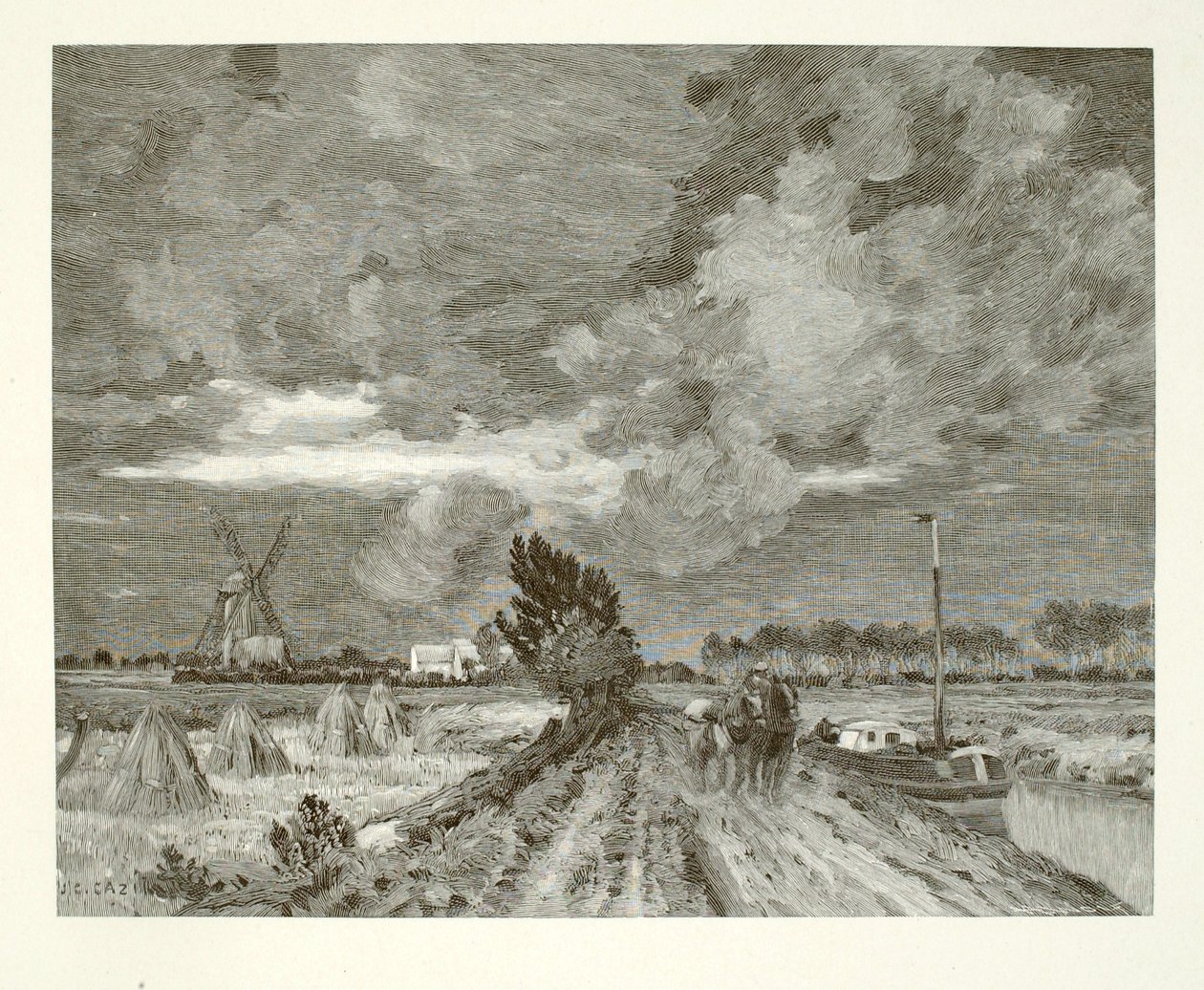 Aproximação da tempestade (Canal St. Omer) de Henry Wolf