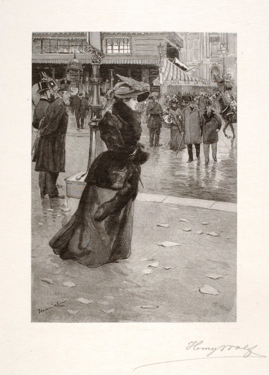 Boulevard des Italiens, uma parisiense completa de Henry Wolf