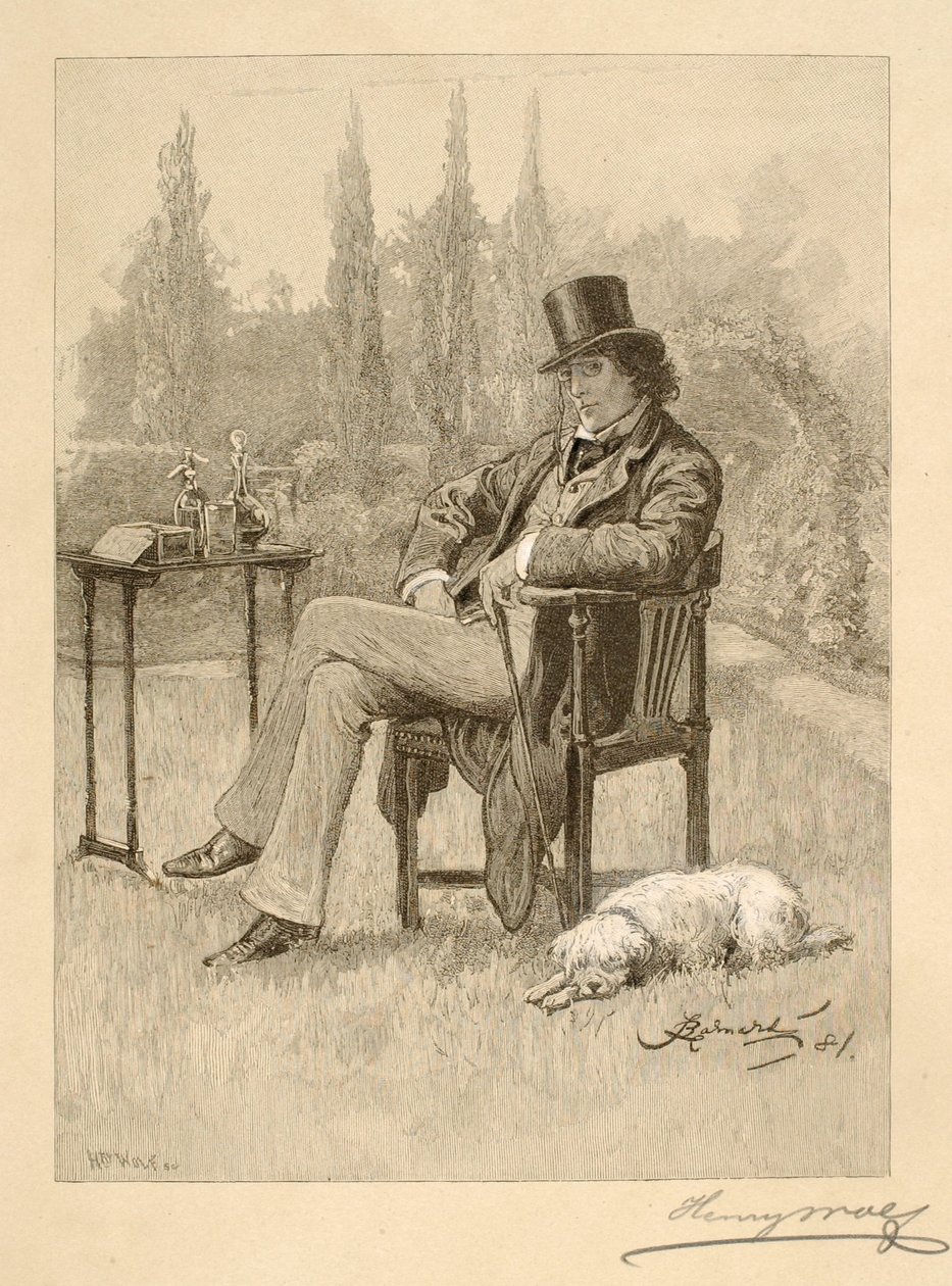 Henry Irving em casa de Henry Wolf