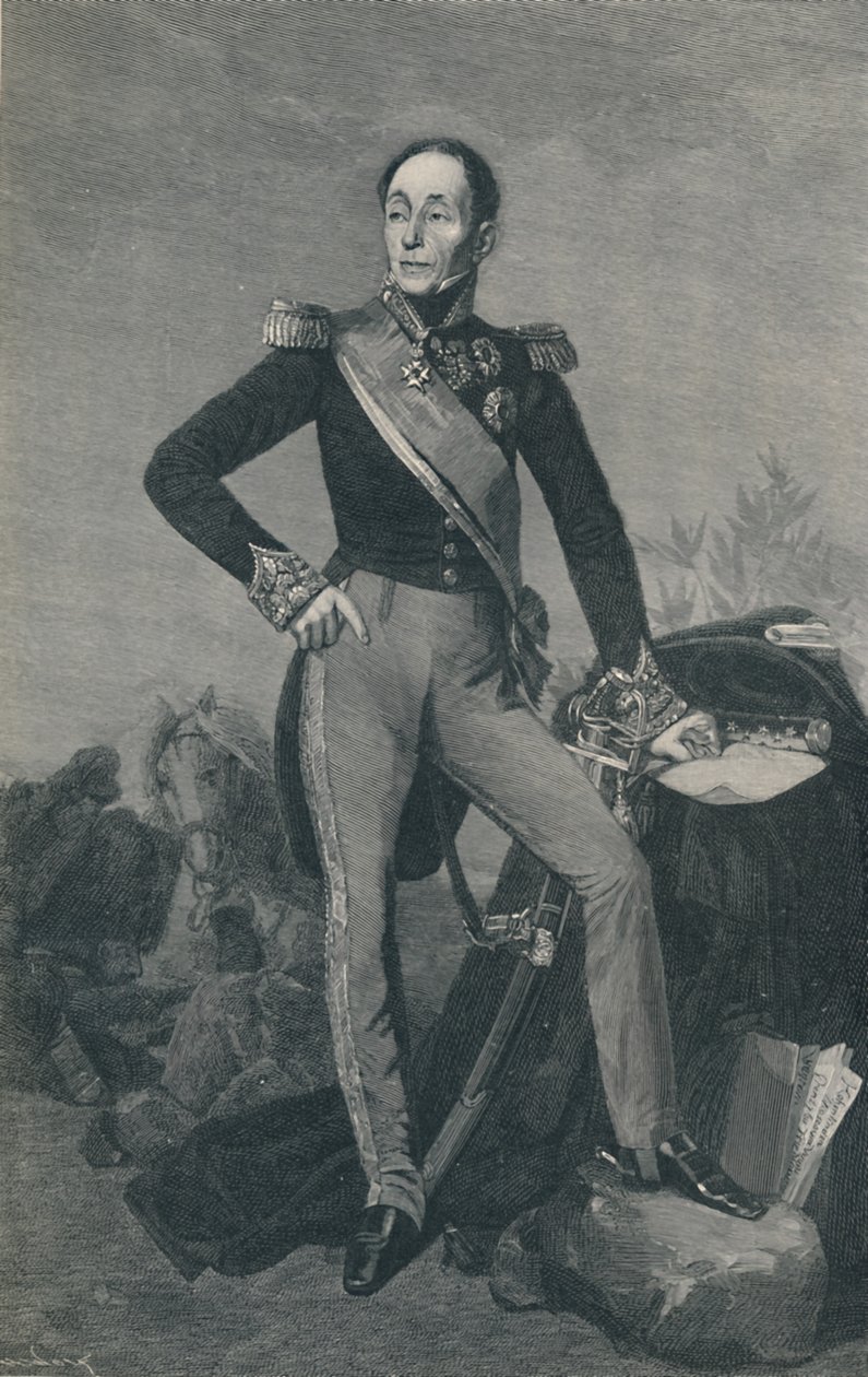 Marechal Emmanuel, marquês de Grouchy, c1834, 1896 de Henry Wolf