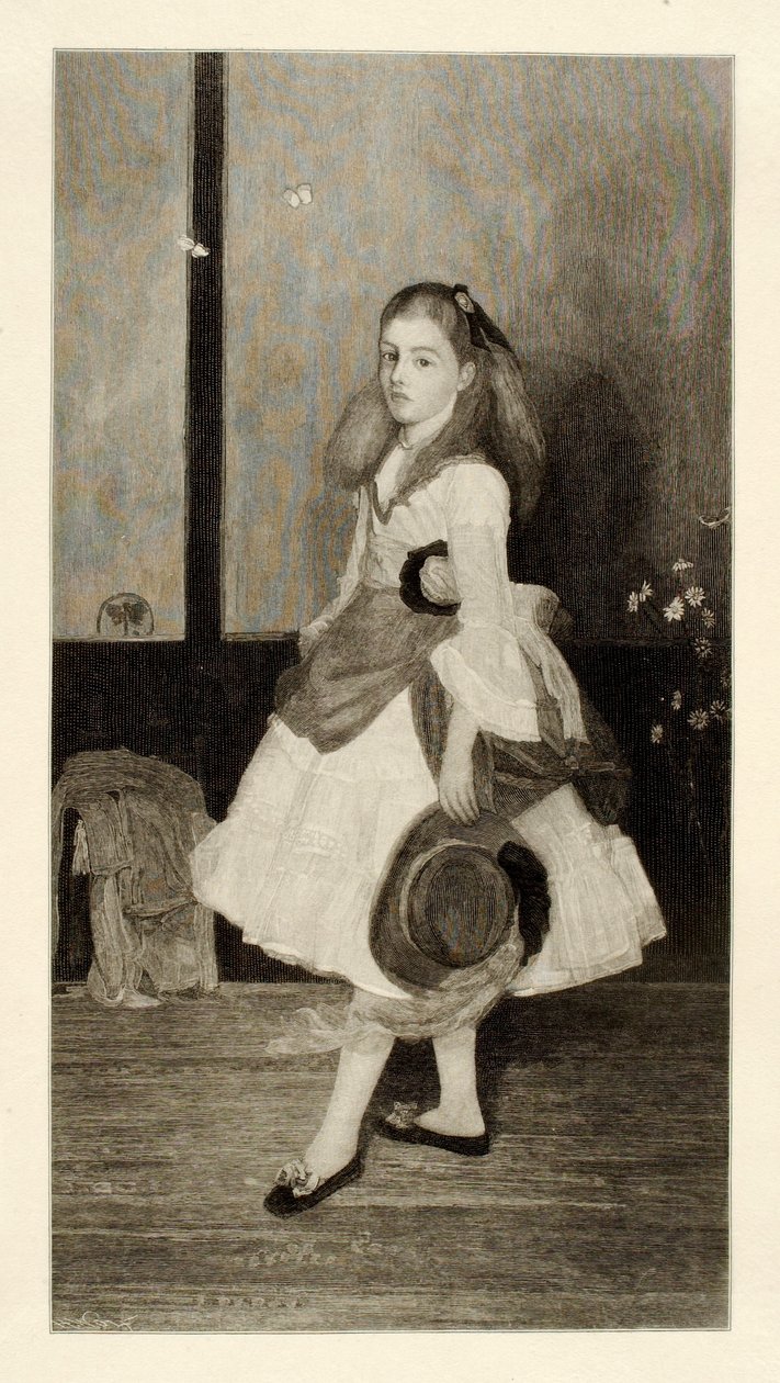 Miss Alexander (Rapariga de Branco) de Henry Wolf
