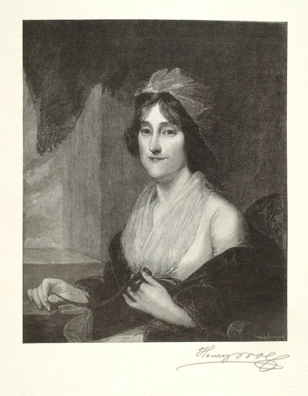 Sra. William Rawle (Sarah Coates Burge) de Henry Wolf