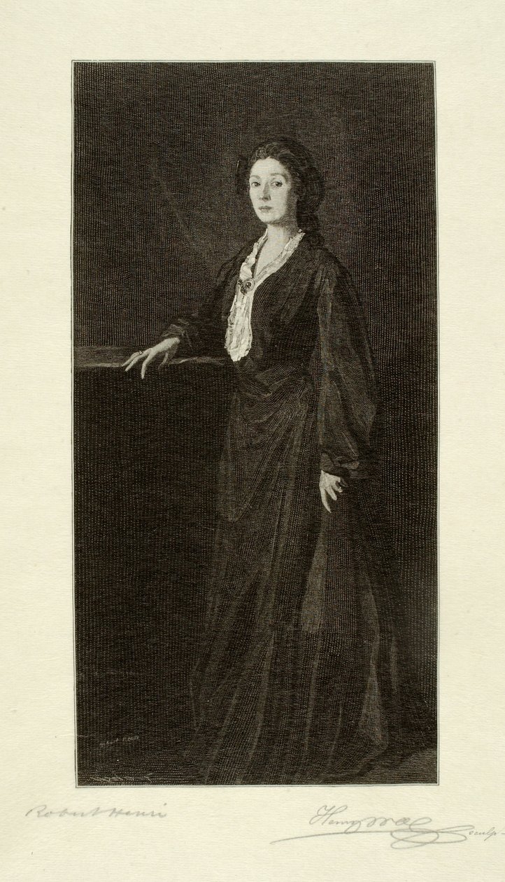 Retrato da Sra. Henri de Henry Wolf