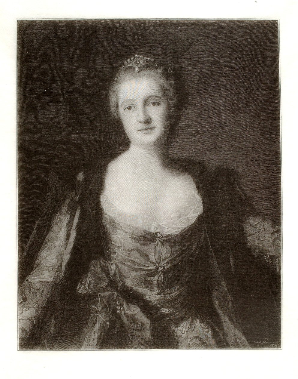 Retrato de uma senhora de Henry Wolf