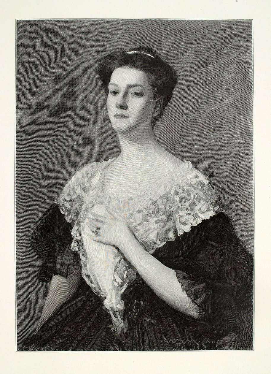 Retrato de uma mulher de Henry Wolf