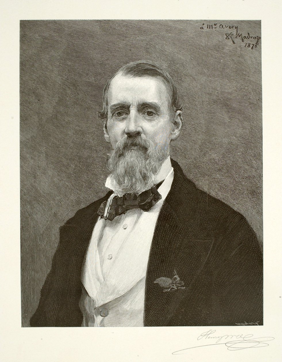 Samuel Putnam Avery de Henry Wolf