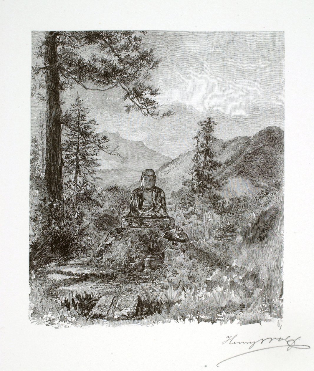 Estátua de Oya Jizo de Henry Wolf