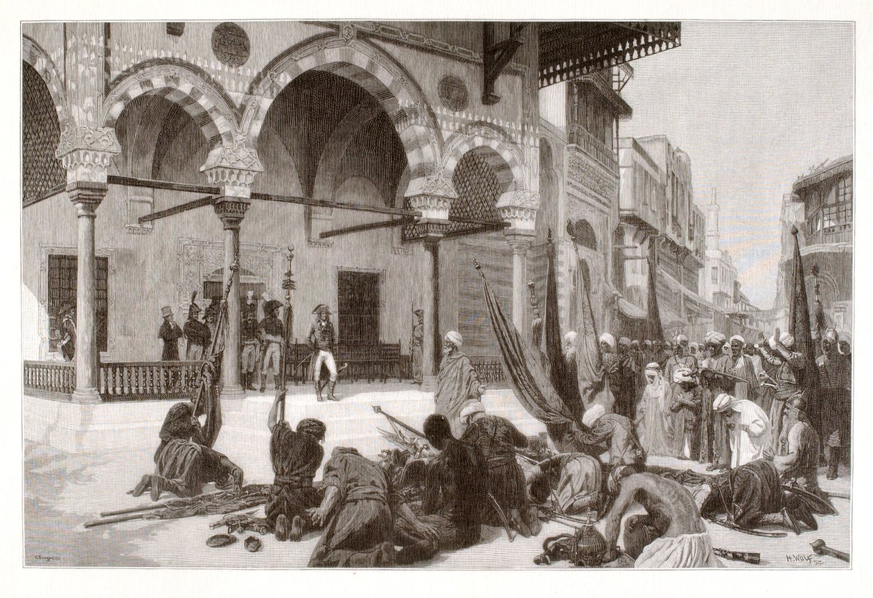 Submissão dos Mamelucos a Napoleão de Henry Wolf