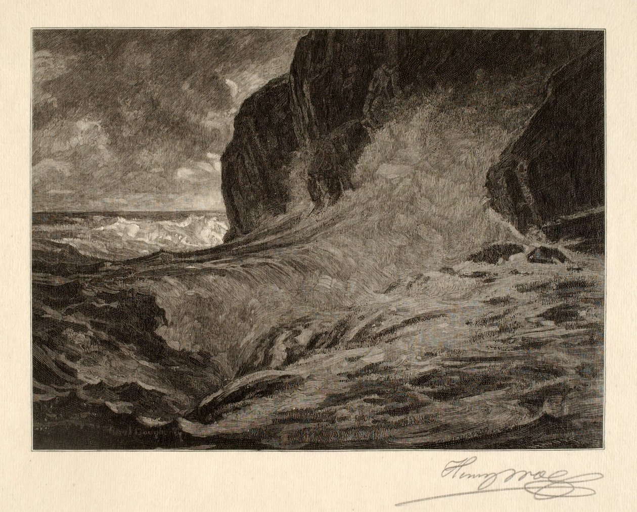 A Costa do Maine (The Onrush) de Henry Wolf