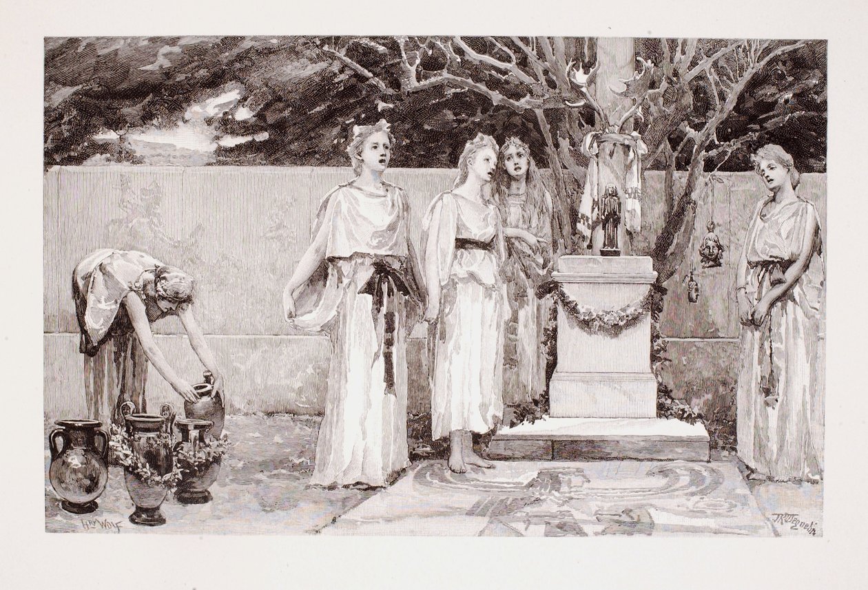 Vós, virgens, cantai o louvor de Diana de Henry Wolf