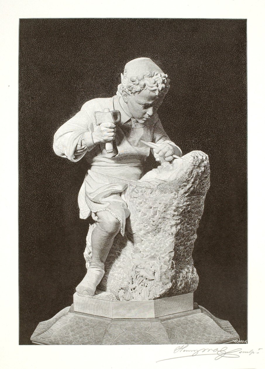 O jovem Miguel Ângelo de Henry Wolf