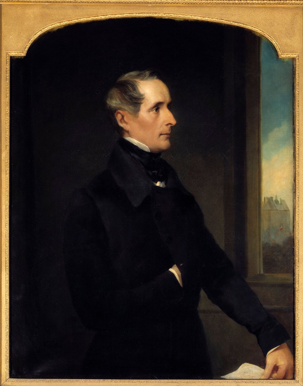 Retrato de Alphonse de Lamartine (1790-1869) poeta e político Pintura de Henry Phillips (1820-1868) 1848 Sol. 1,17x0,9 m Paris, de Henry Wyndham Phillips