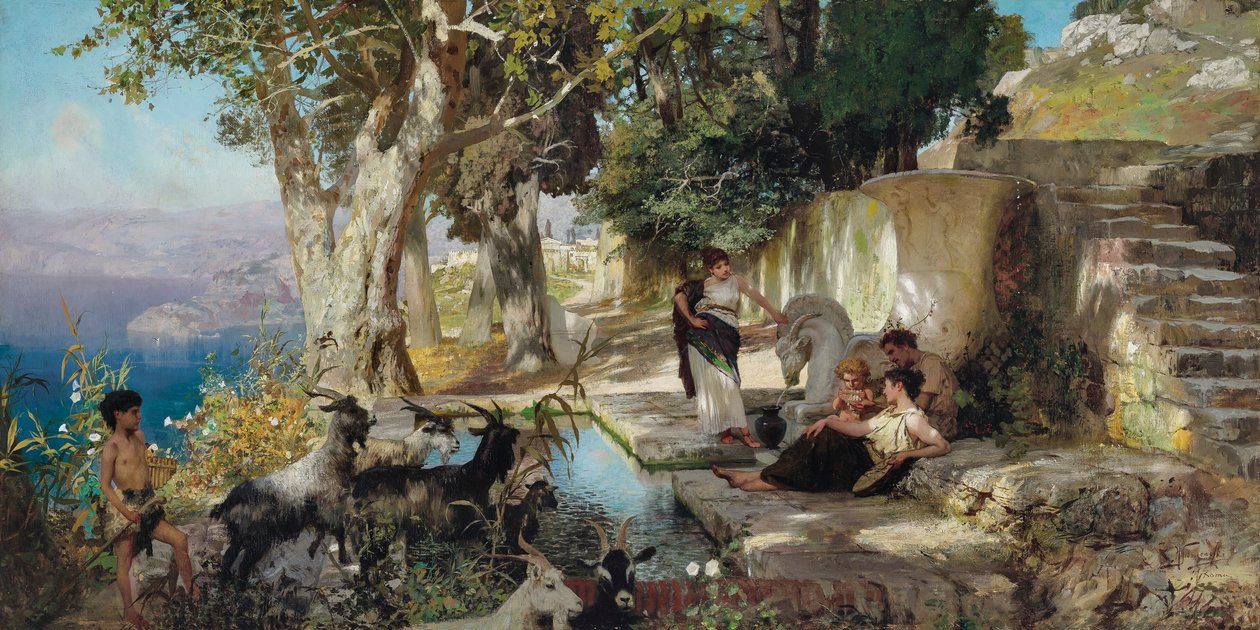 Na fonte de Henryk Siemiradzki