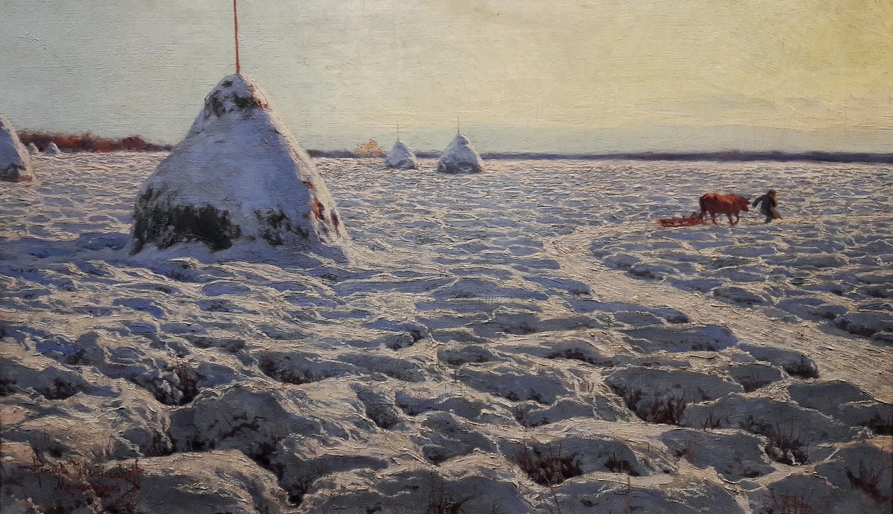 Pântanos da Lituânia sob a neve. de Henryk Weyssenhoff