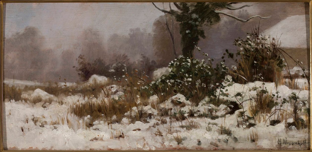 Paisagem de inverno de Henryk Weyssenhoff