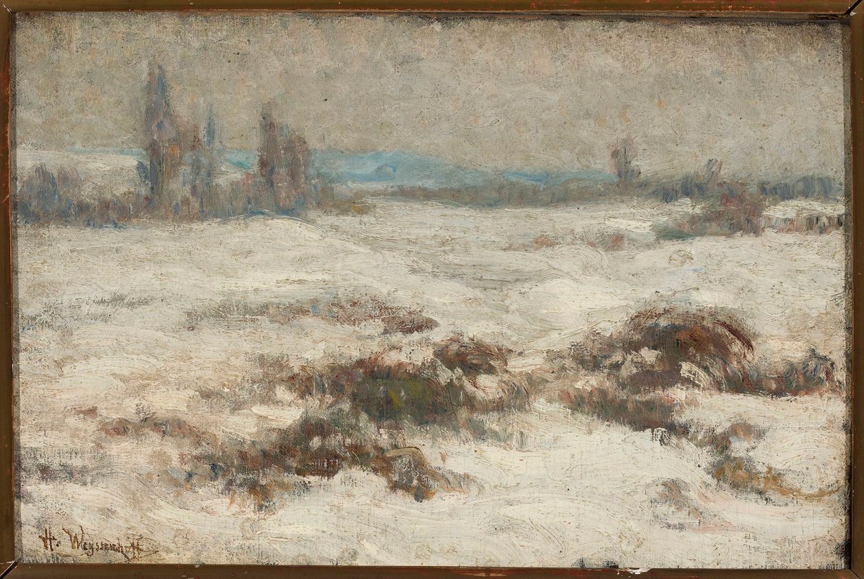 Paisagem de inverno de Henryk Weyssenhoff