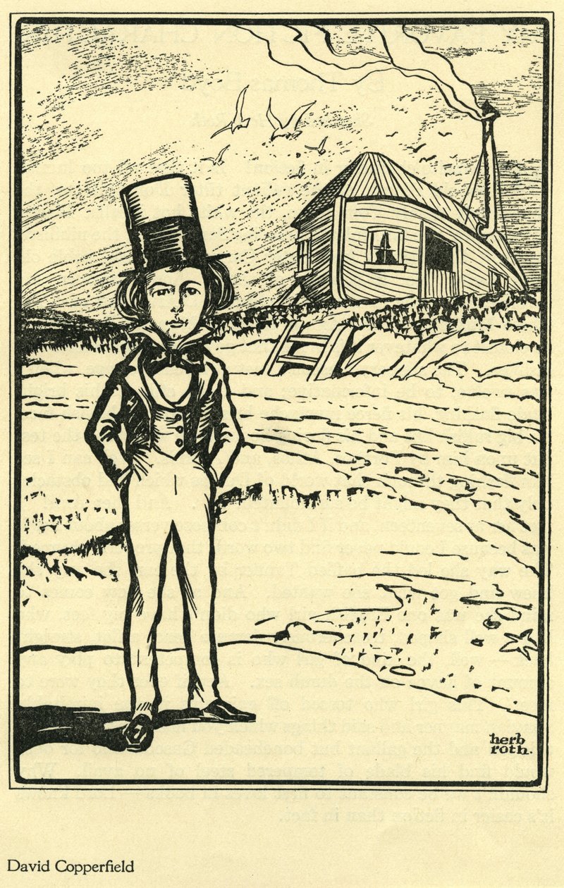 David Copperfield, de My Favorite Fiction Character de Thomas Boyd, em The Bookman de Herb Roth