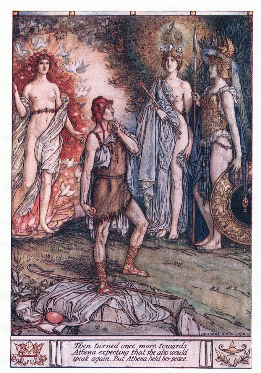 Então se virou mais uma vez para Athena, esperando que ela falasse novamente. Mas Athena manteve sua paz de Herbert Cole