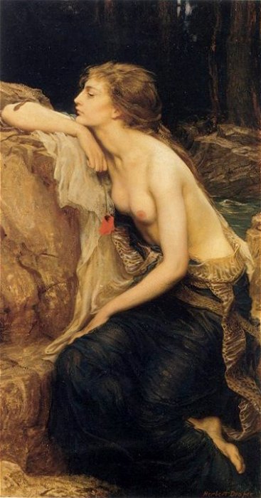 Lamia de Herbert James Draper