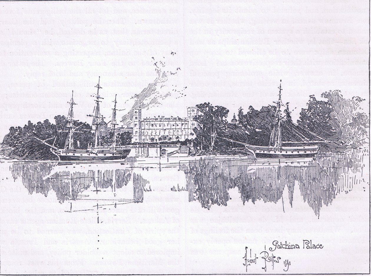Palácio Gatchina, São Petersburgo de Herbert Railton