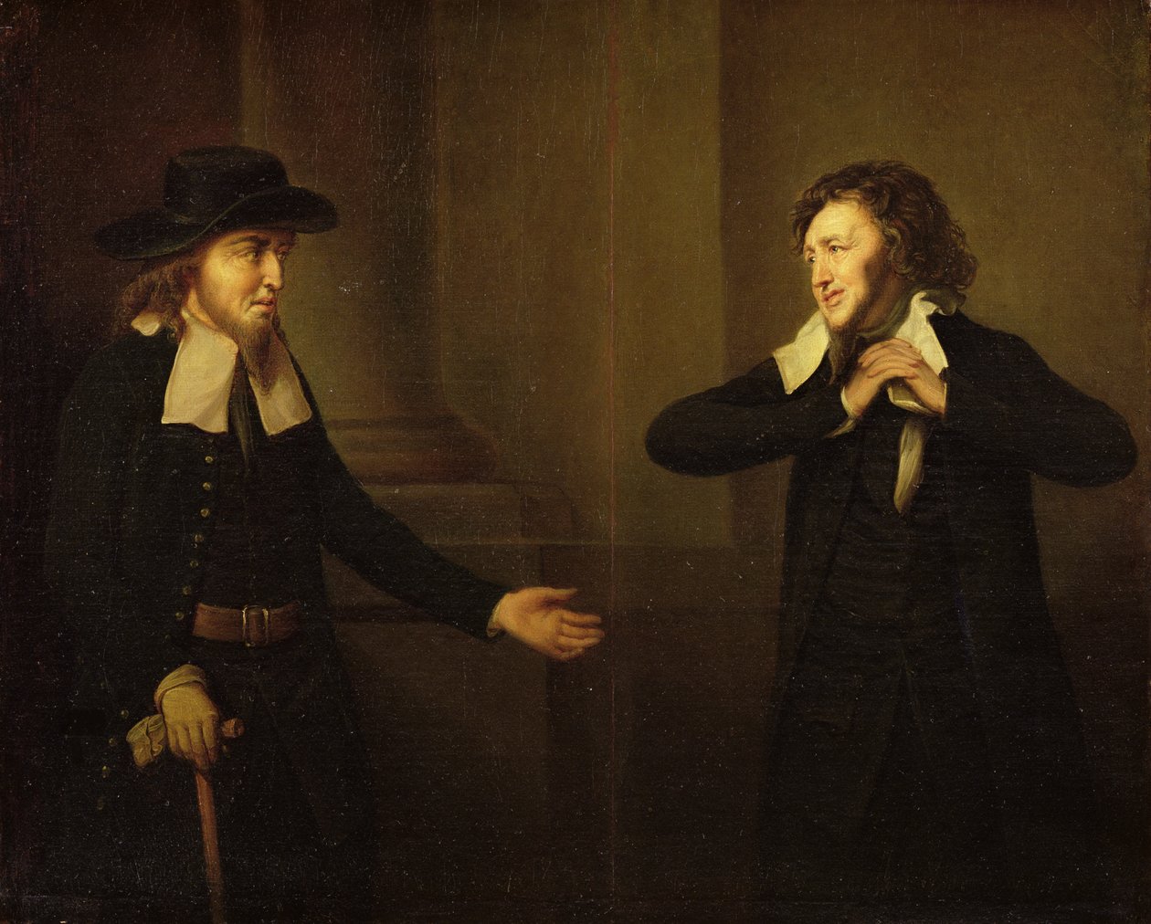 Shylock e Tubal do Ato III, Cena II de &39;O Mercador de Veneza&39; de William Shakespeare de Herbert Stoppelaer