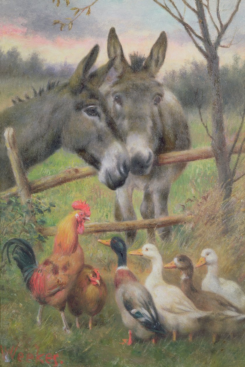 Um Conselho Urbano (painel) de Herbert William Weekes