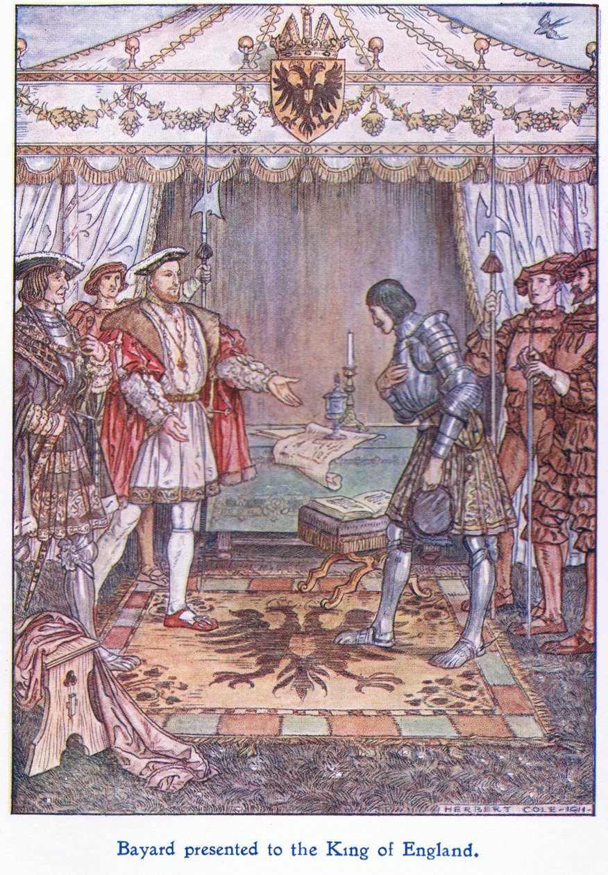 Bayard apresentado ao rei da Inglaterra (Henrique VIII), 1938 de Herbert Cole