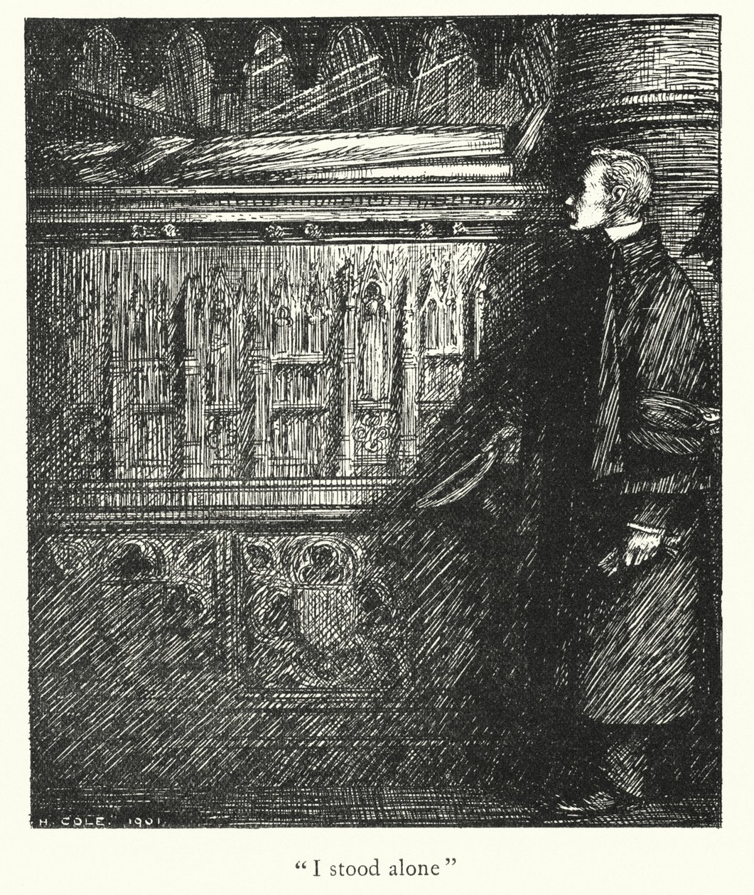 Lendas de Ingoldsby: Fragmento (litografia) de Herbert Cole