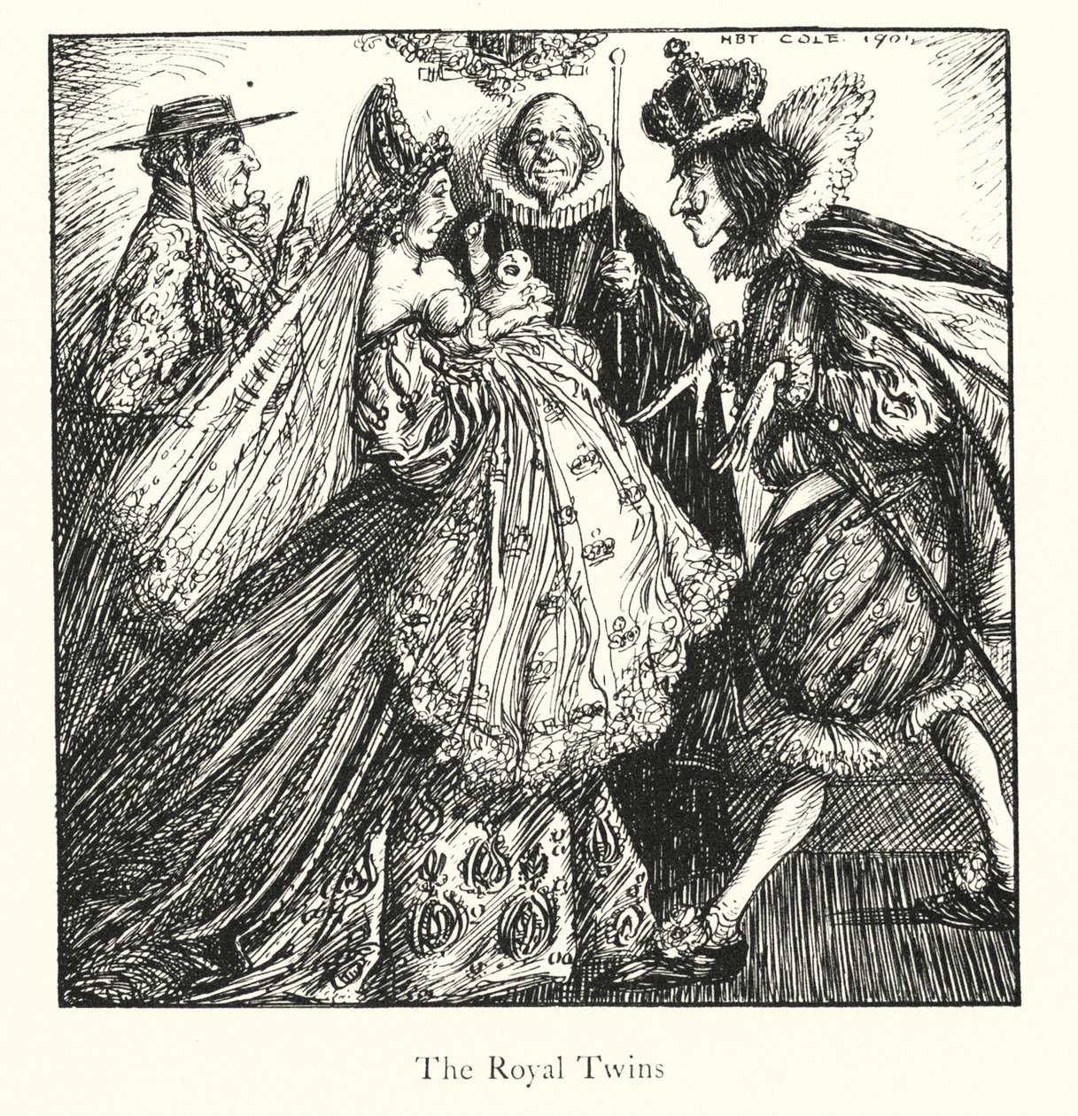 Lendas de Ingoldsby: O Auto-Da-Fe (litografia) de Herbert Cole