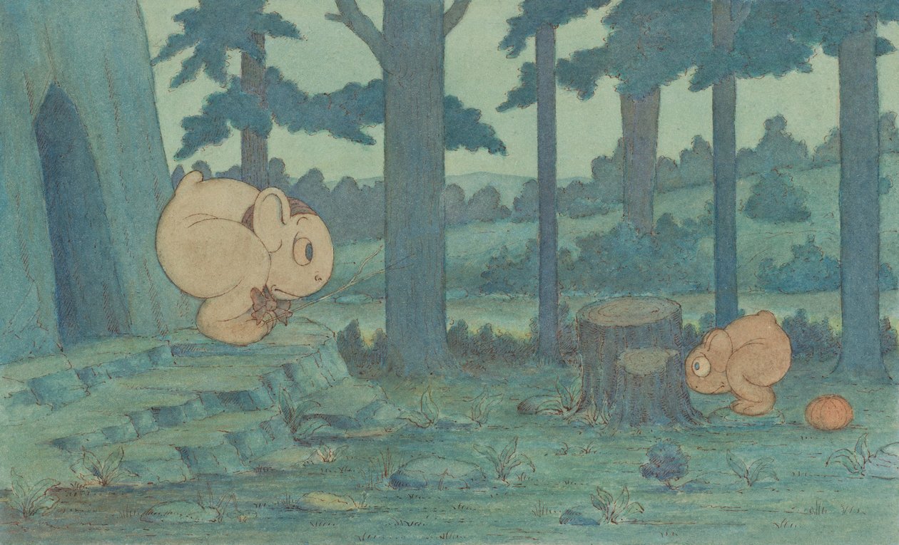 Wiggle Muito bebê escondido da mãe, c.1910 de Herbert E. Crowley