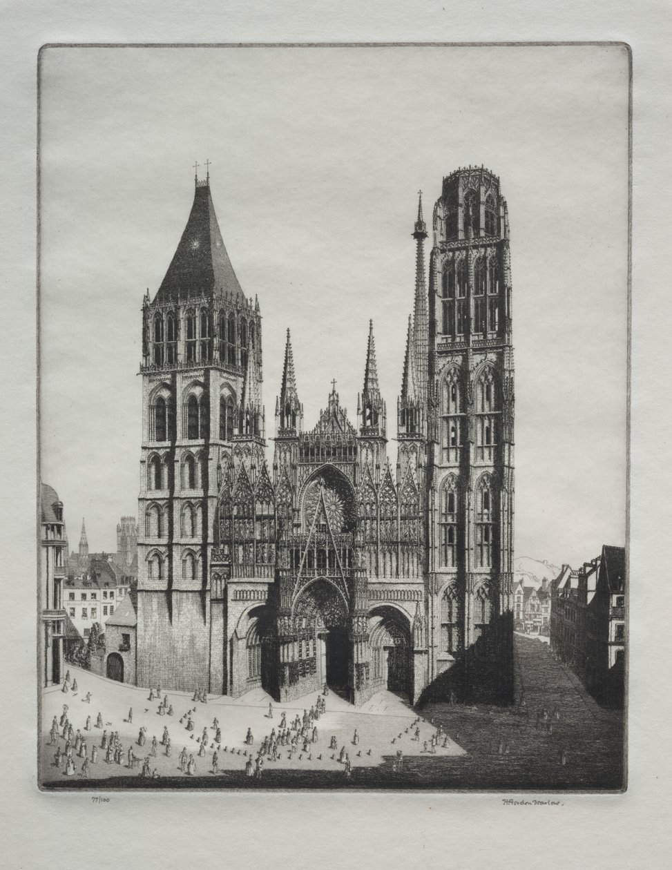 Catedral de Rouen de Herbert Gordon Warlow