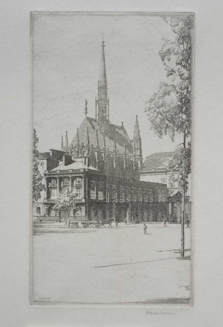St. Chapelle, Paris de Herbert Gordon Warlow