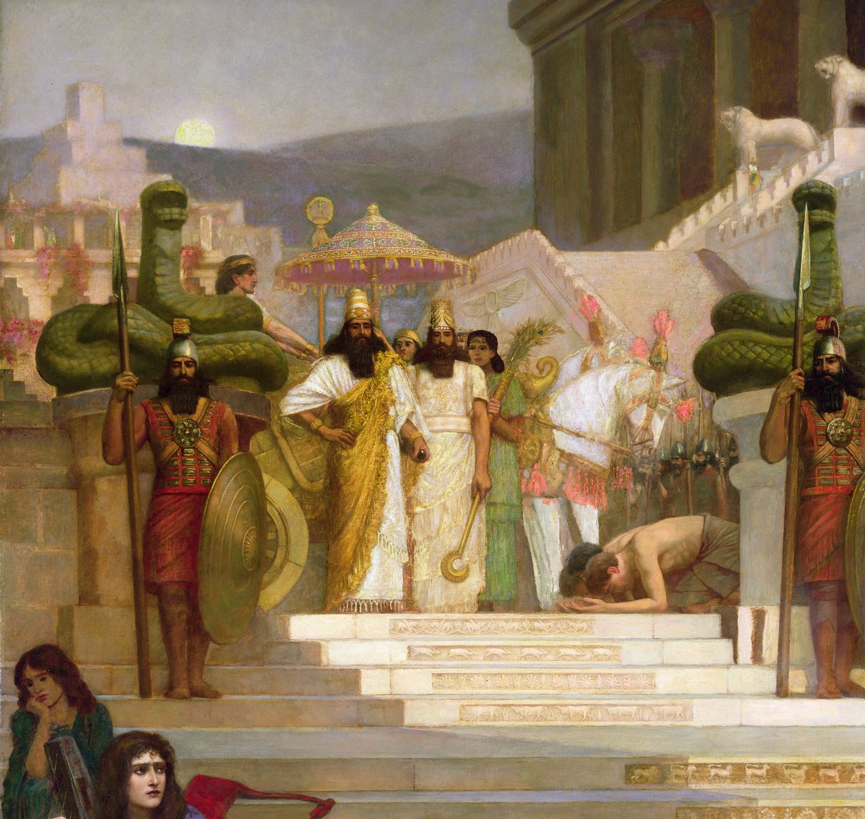 As Filhas de Judá na Babilônia de Herbert Gustave Schmalz