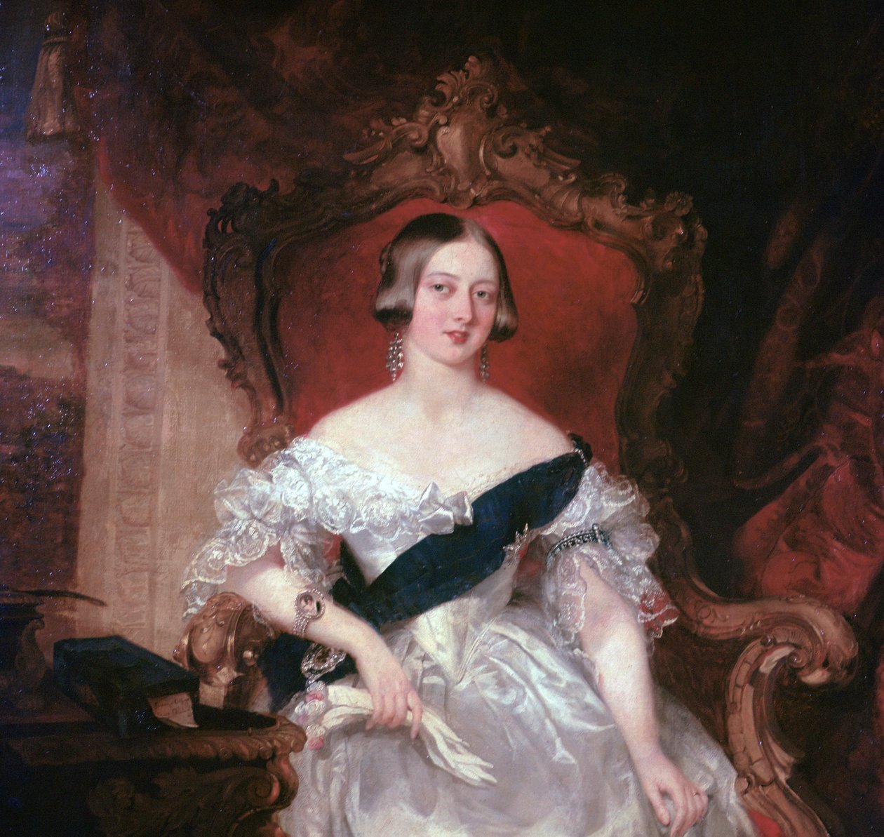 Retrato da Rainha Vitória, 1841 de Herbert Luther Smith