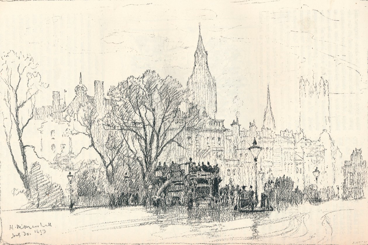 Whitehall, c1893 de Herbert Menzies Marshall