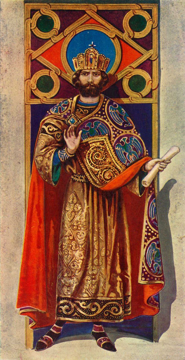 Imperador bizantino dos séculos VIII e IX, em 1924. de Herbert Norris