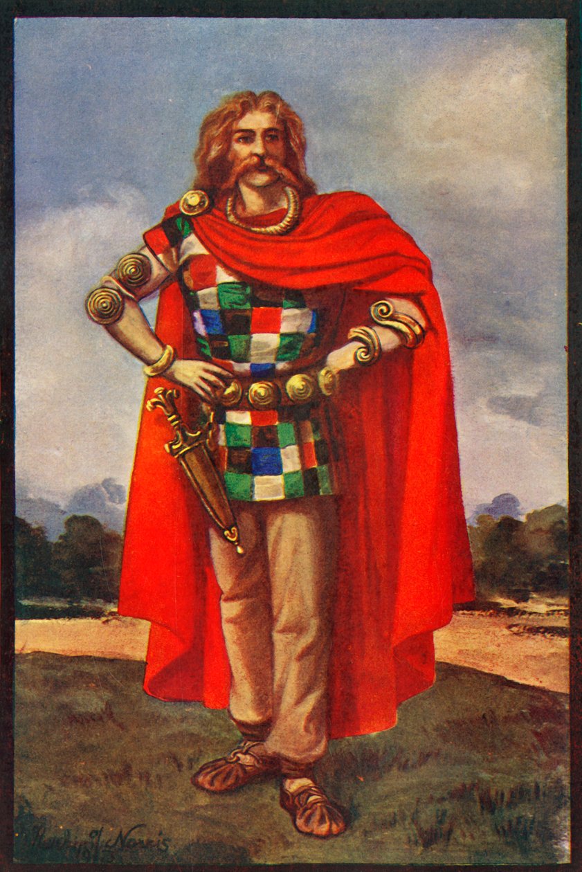 Um chefe celta em trajes civis, 1924. de Herbert Norris
