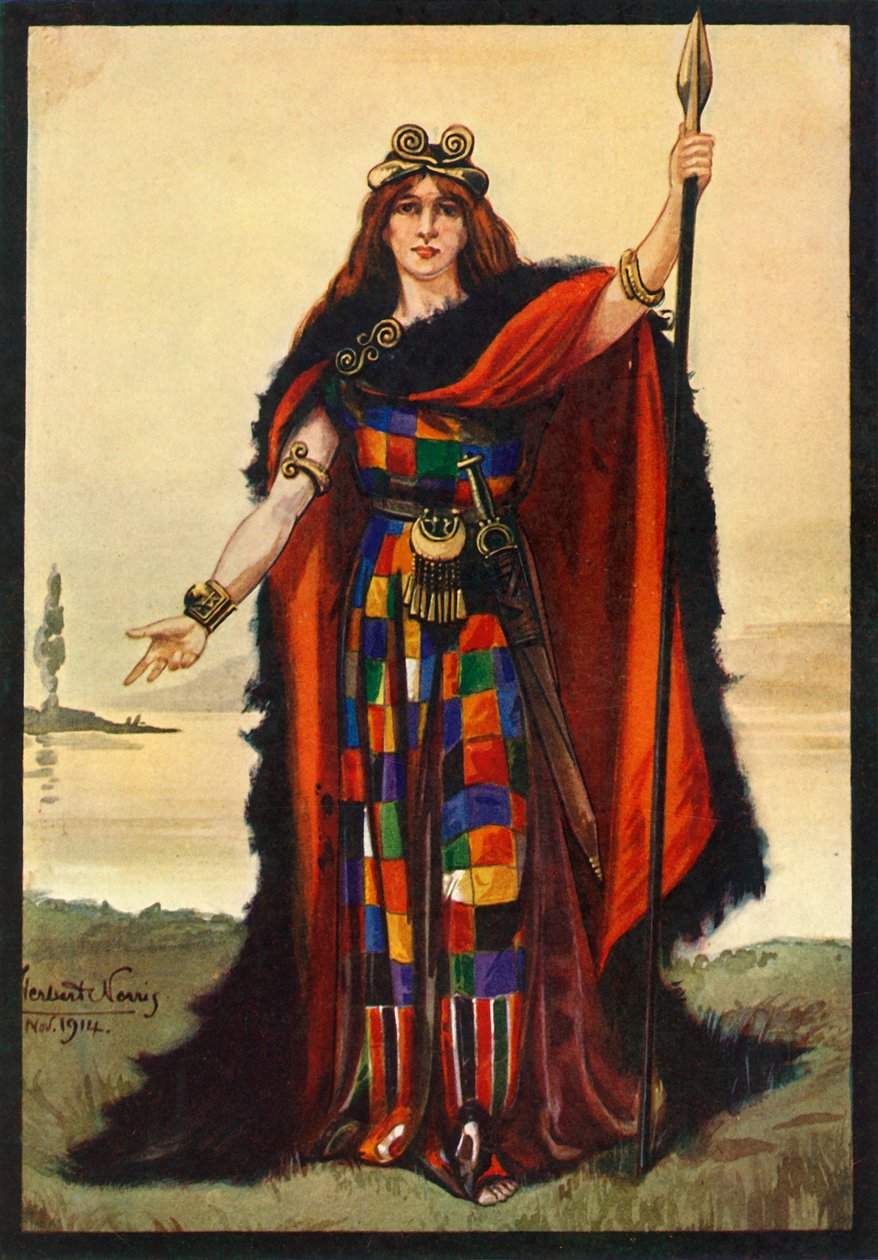 Uma Chefe Celta Boadicea, 1924. de Herbert Norris