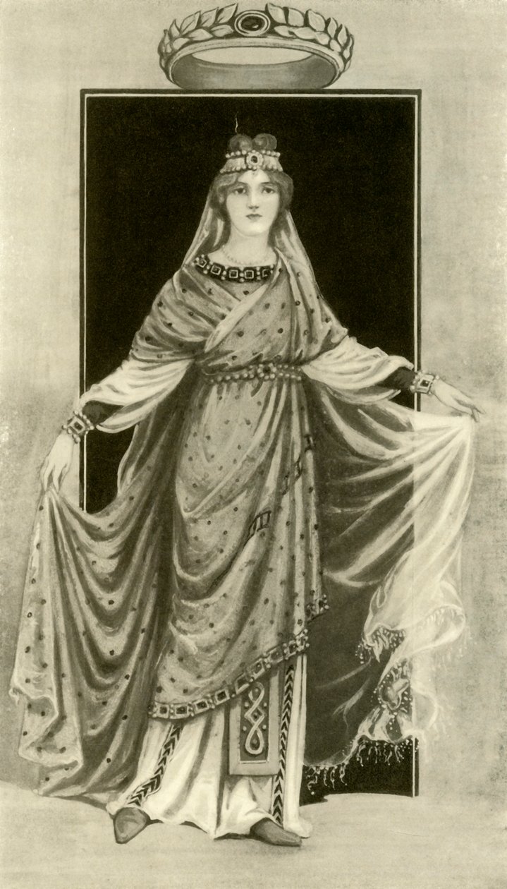 Uma nobre senhora do século VI, DC, 1924. de Herbert Norris